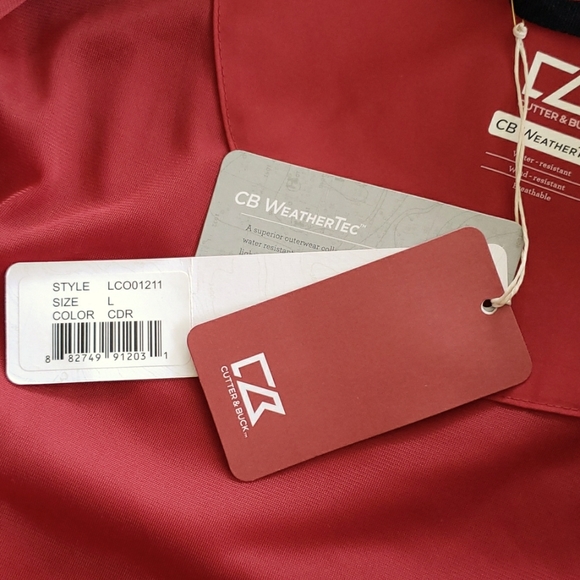 Cutter & Buck Womens CB WeatherTec Beacon Full Zip Jacket - Large - Picture 10 of 16